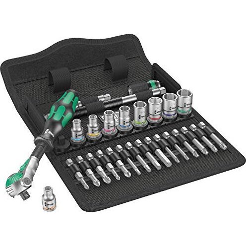 8100 SA 9 Zyklop Speed ??ratchet set - 1/4  drive, imperial