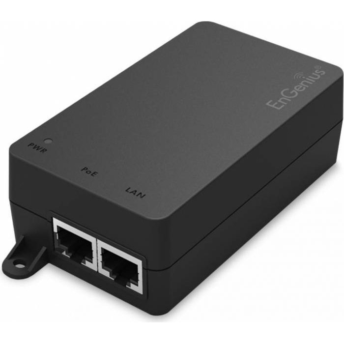 PoE adapter 1 port GbE 110~240VAC-in 802.af/at, 54V/0.6A-out, Engenius EPA5006GAT