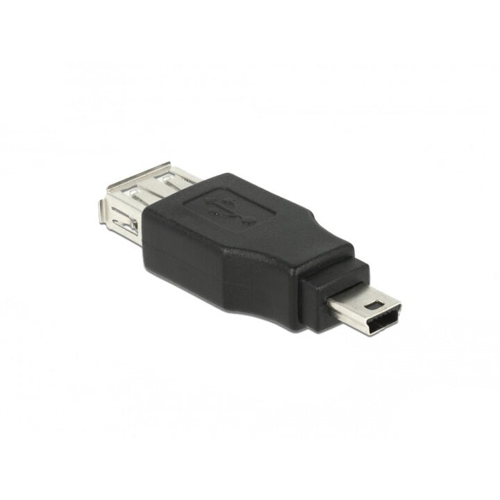 Adaptor mini USB la USB 2.0 T-M OTG, Delock 65399