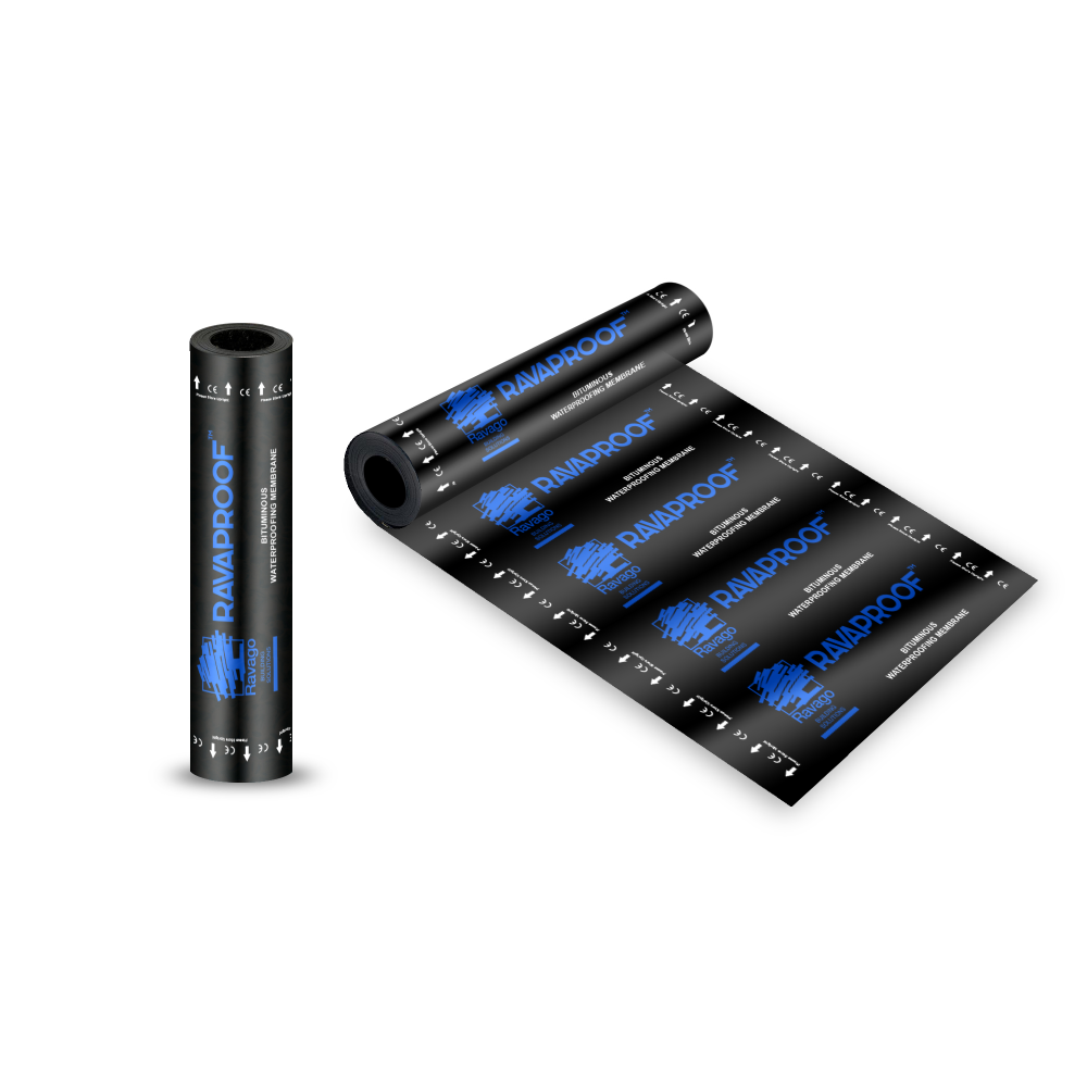 Membrana bituminoasa Rava Proof Sapphire, armatura din fibra de sticla, finisaj cu ardezie, 3.5 kg/mp, 10 mp/rola