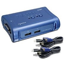 Switch KVM Switch Kit KVM TK-207K 2Porturi, USB