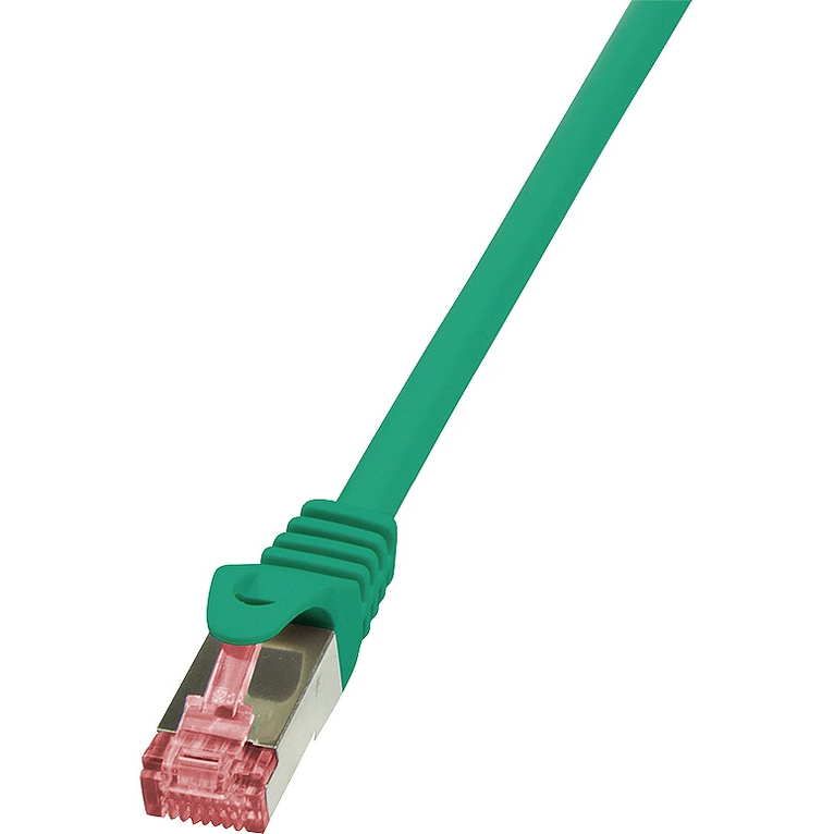Cablu S/FTP PrimeLine Patchcord Cat 6 PIMF 0.25 m Verde