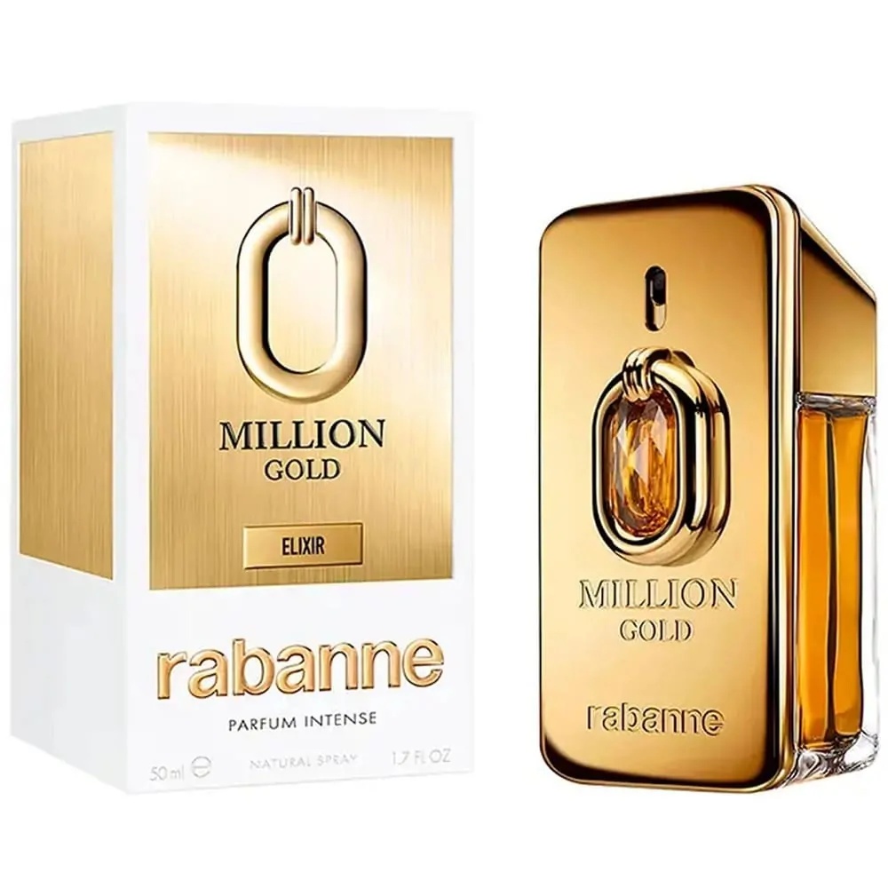 Paco Rabanne Million Gold, Apa de Parfum Intense, Barbati (Gramaj: 50 ml)