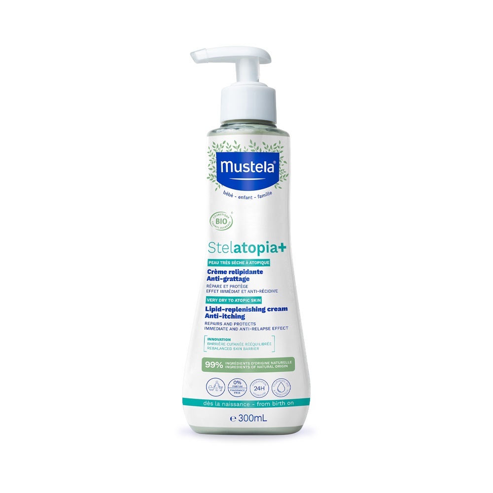 Crema de refacere a lipidelor Mustela Stelatopia+, 300 ml