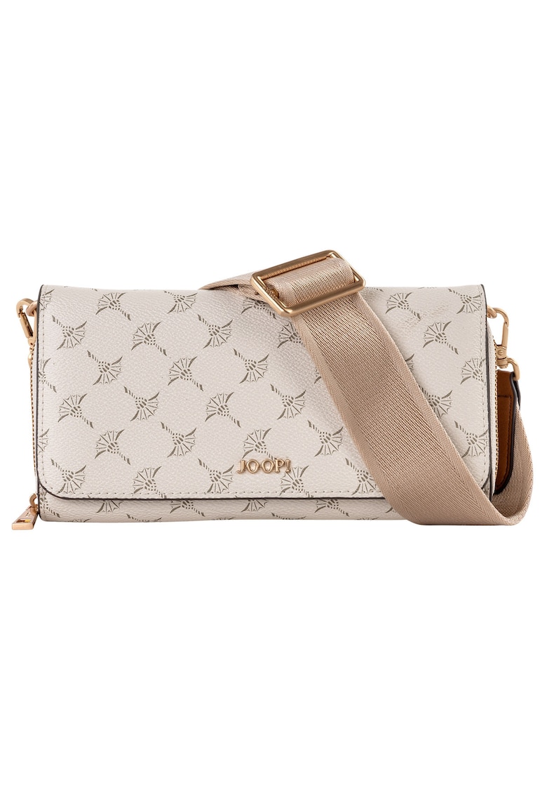 Geanta crossbody cu imprimeu logo Cortina 1.0 Leyli - Alb