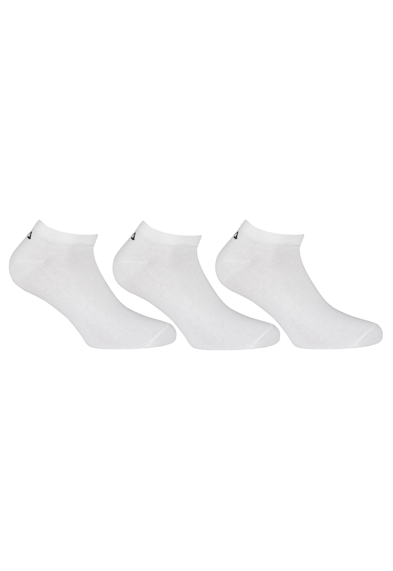 Set de sosete pana la glezna unisex - 3 perechi - Alb