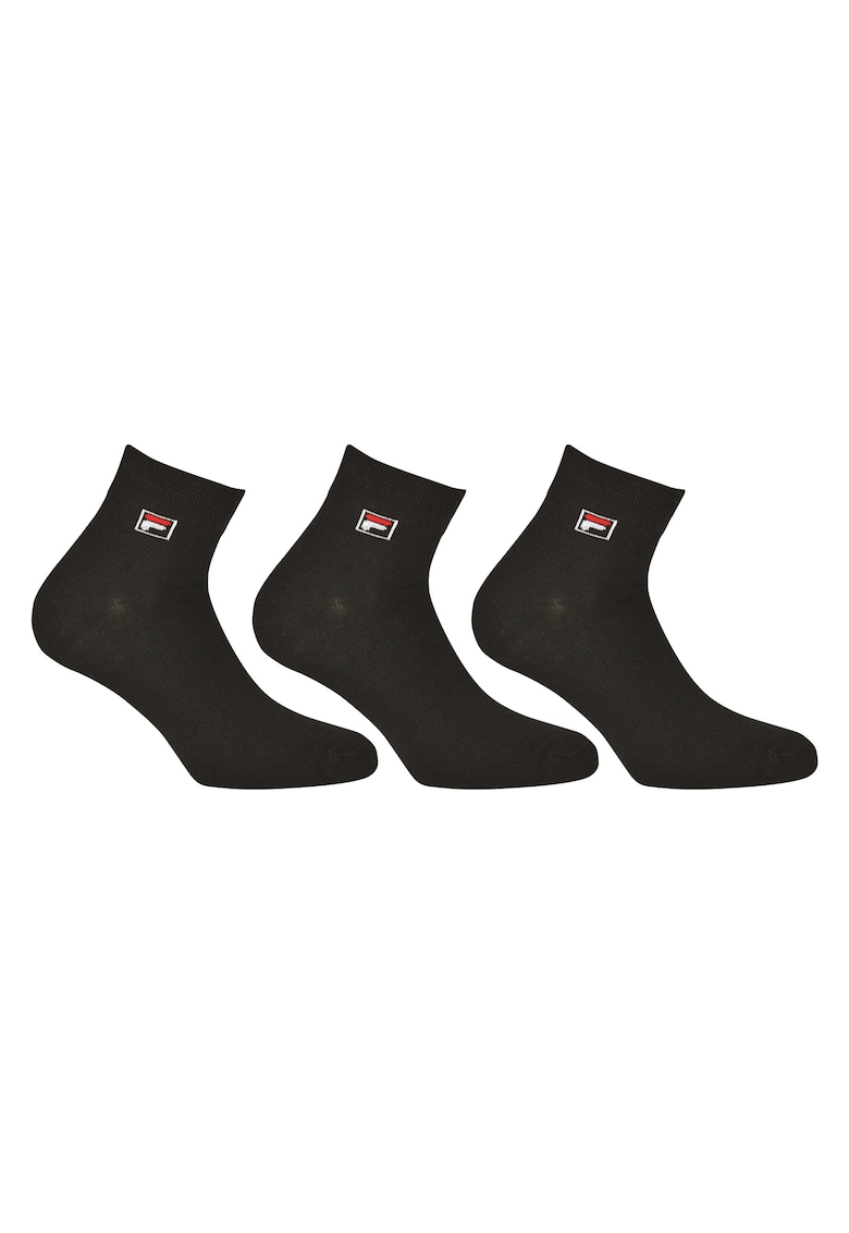 Set de sosete lungi unisex - 3 perechi - Negru