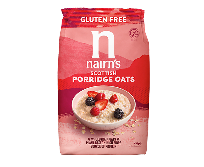 Fulgi de Ovaz Integral Fara Gluten 450G Nairn's