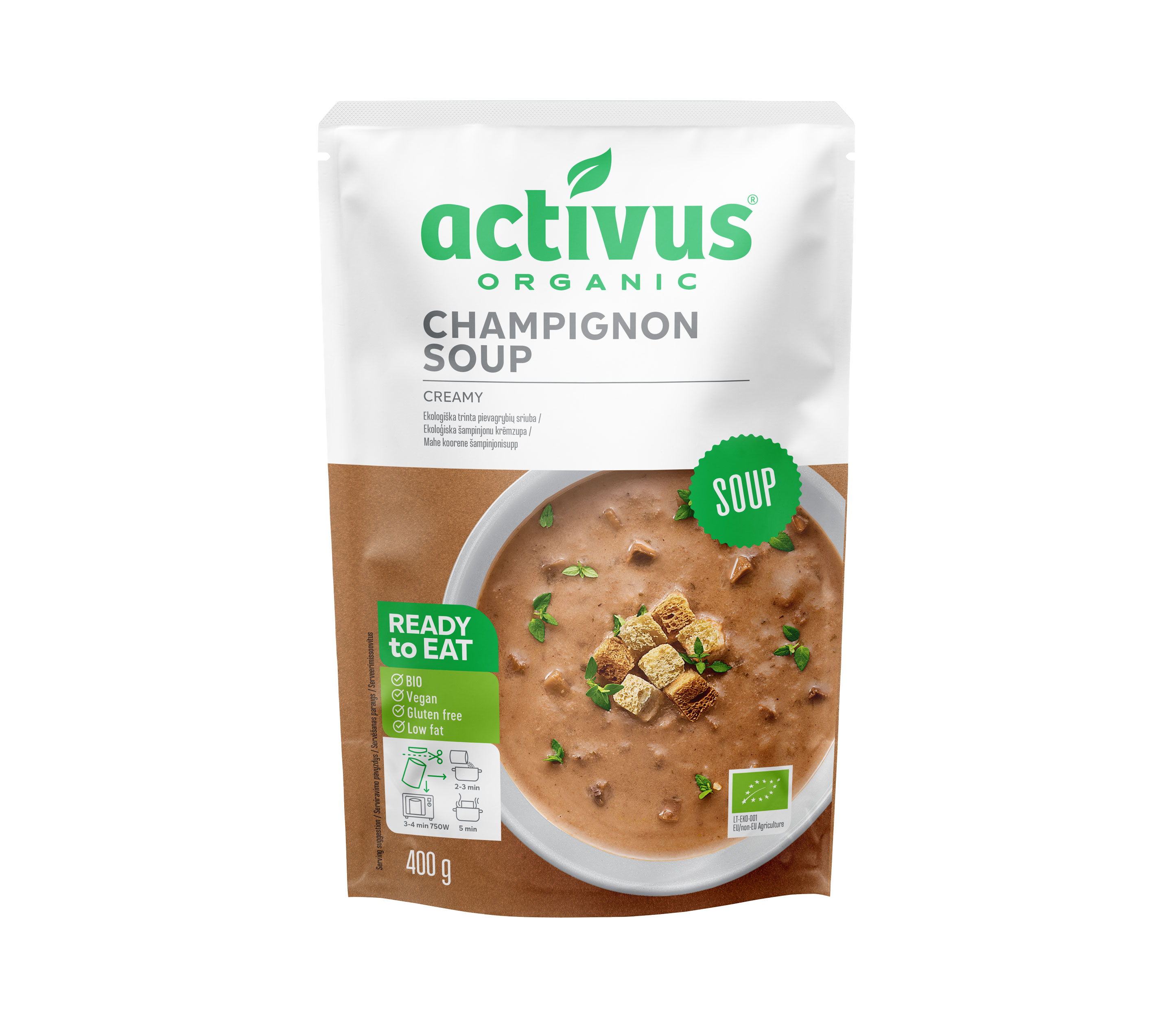 Supa BIO Crema de Ciuperci 400G Activus