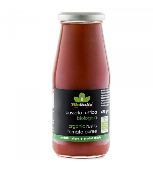 Passata de Rosii Rustica Bio 420g Bioitalia