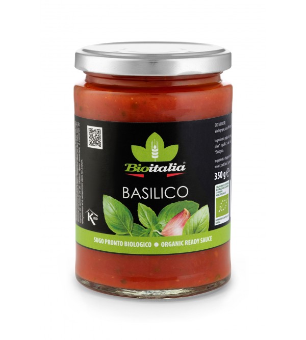 Sos Bio pentru Paste cu Busuioc 350g Bioitalia