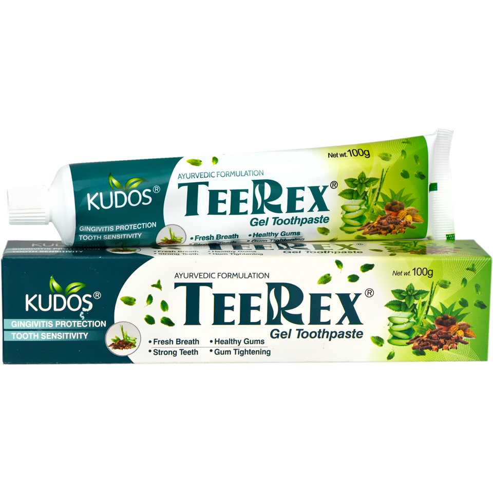 Pasta de Dinti Gel Ayurvedica din 18 plante 100g Kudos