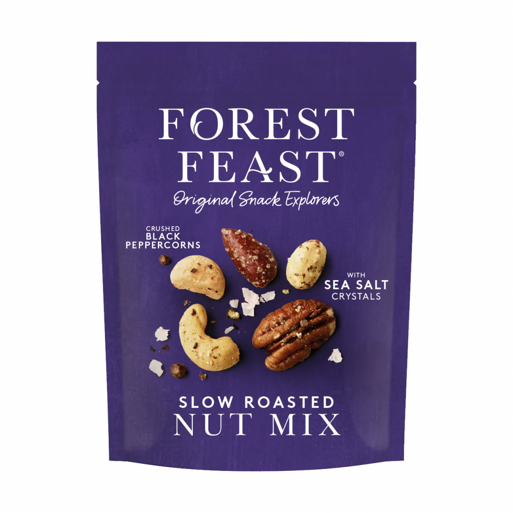 Mix de Nuci cu Sare de Mare si Piper Negru 120g Forest Feast