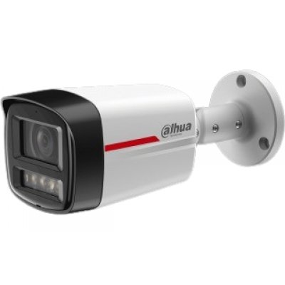 Camera bullet IP Dahua IPC-HFW2249TL-S-LED-0360B-PRO, 2MP, lentila 3.6 mm, WizColor Warm Light 50 m, microfon, WizSense, slot card, IP67, PoE