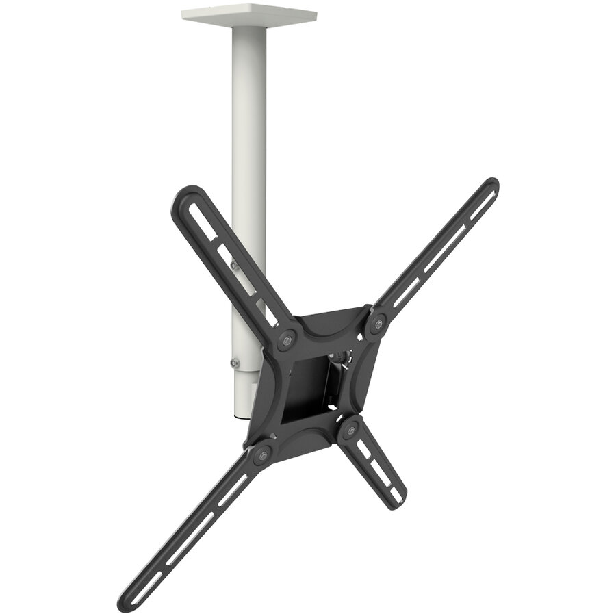 Suport telescopic TV Plat/ Curbat Barkan 3500.W, reglabil, 29-65, 40 Kg, Alb