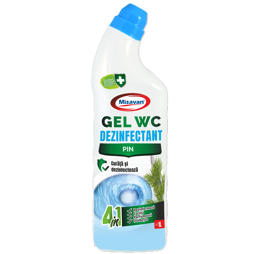 Dezinfectant gel toaleta Misavan Pin, 1 l