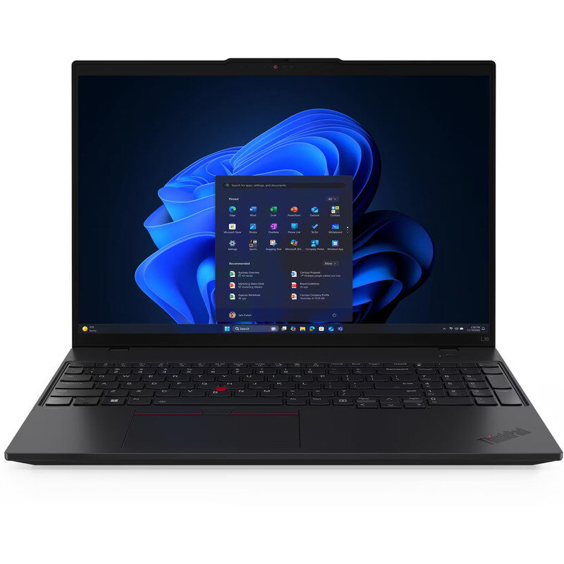 Laptop ThinkPad L16 Gen 2 16 inch WUXGA Intel Core Ultra 5 225H 16GB DDR5 512GB SSD Windows 11 Pro Black