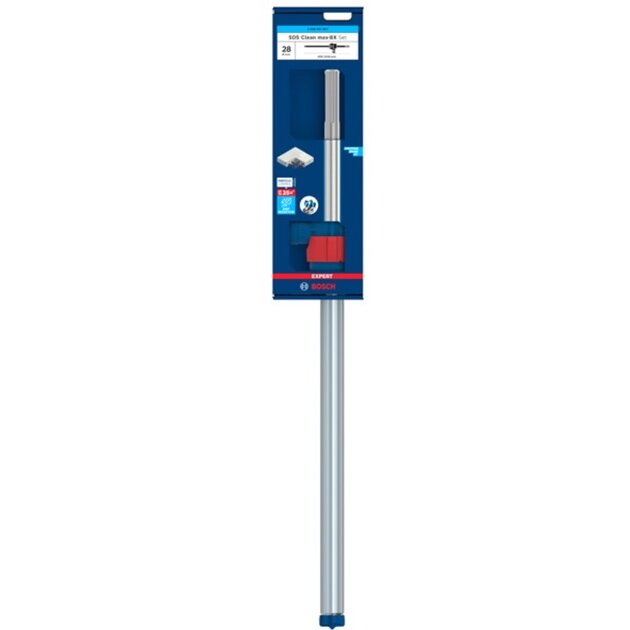Bosch Expert hammer drill SDS Clean max-8X set, 28mm (working length 400mm, suction drill including suction connection)