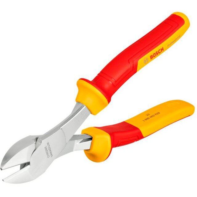 Oferte la Bosch VDE Heavy-Duty Side Cutters Professional 200mm, Cutting Pliers (red/yellow)