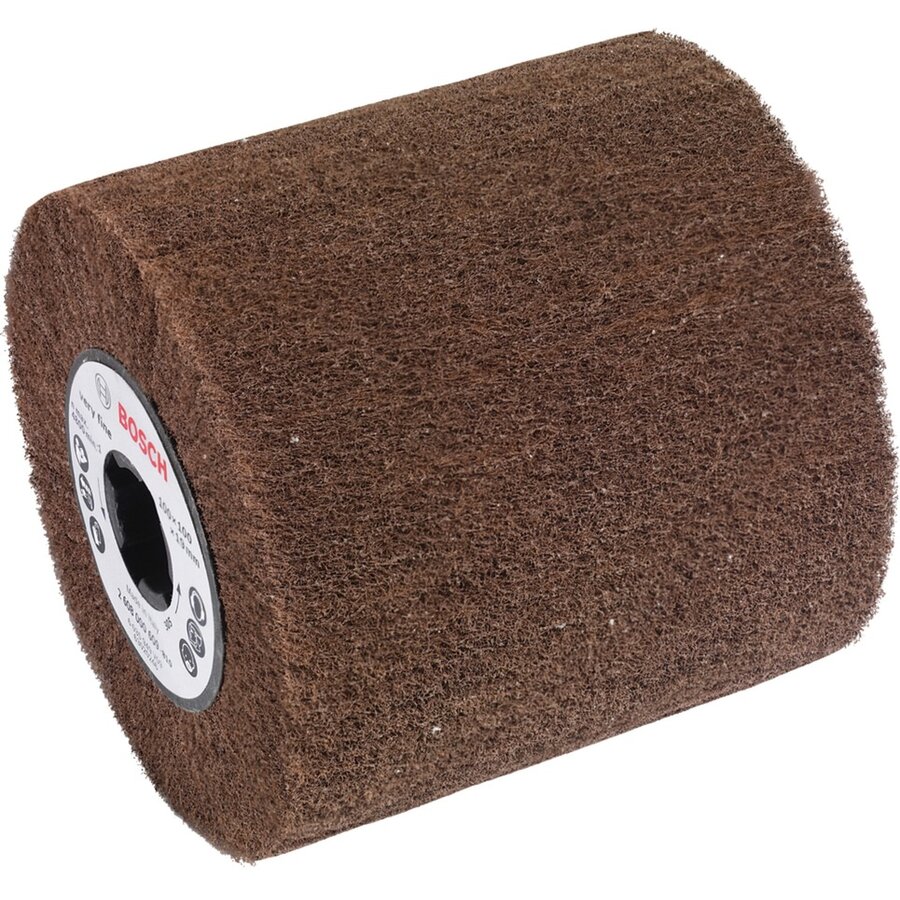 Bosch fleece sanding roller medium 2608000608, 100mm / 19mm, sanding disc (1 piece, for drum sander / satinizer)