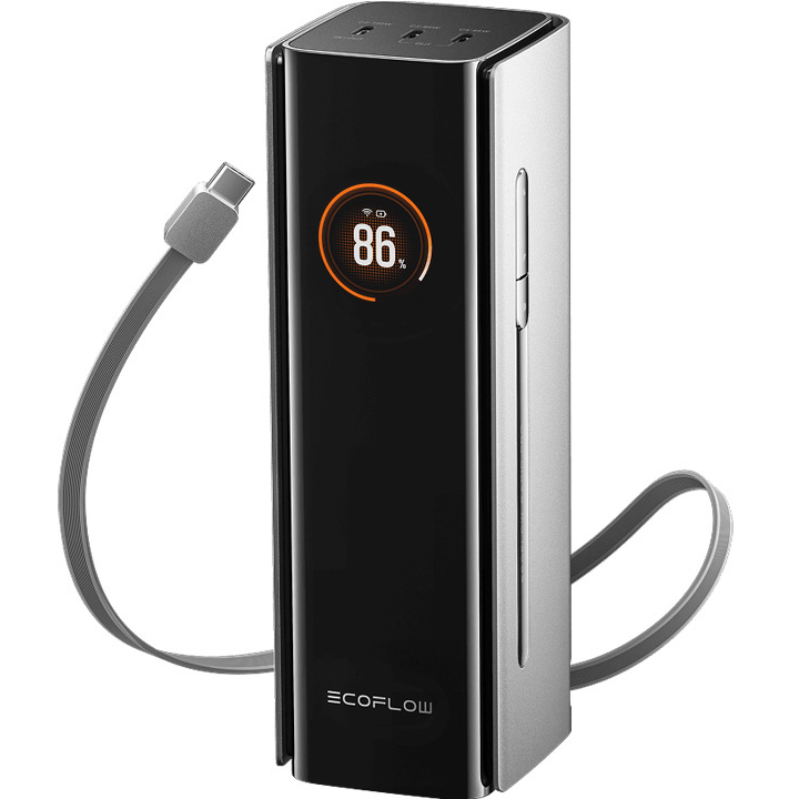 Acumulator Extern RAPID Pro 300W 16658mAh 7S1P USB-C LCD Negru