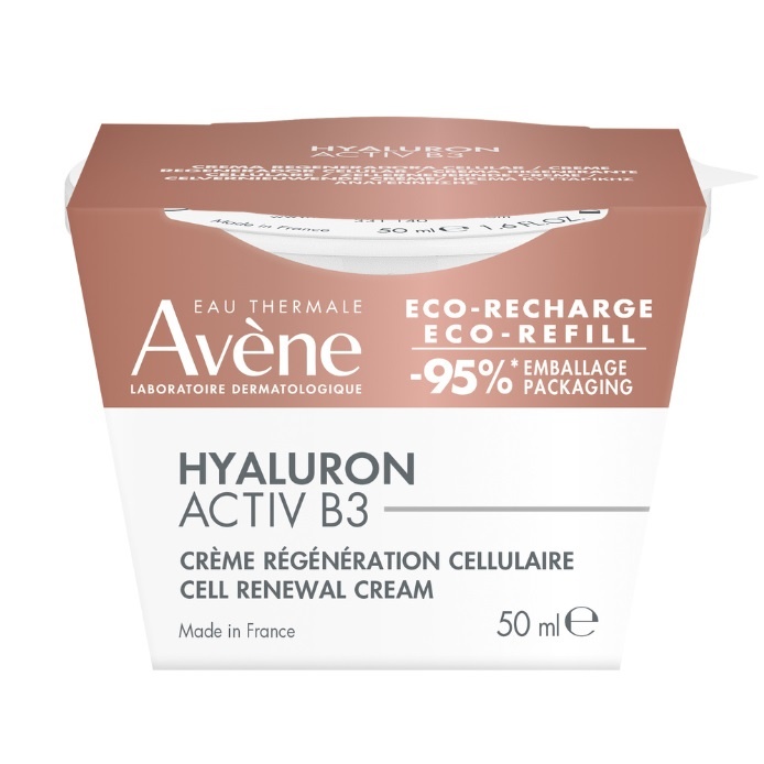Aqua-gel crema rezerva pentru regenerare celulara Hyaluron Activ B3 Avene, 50 ml