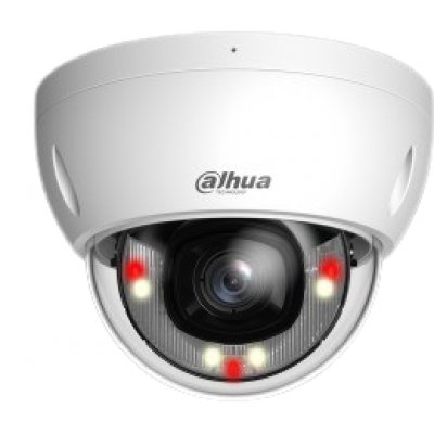 Camera dome IP Dahua IPC-HDBW2649E-S-IL-0280B, 6 MP, lentila 2.8 mm, Smart Dual Light (IR/WL 30m), AI WizSense, slot card, microfon, IP67/IK10, PoE