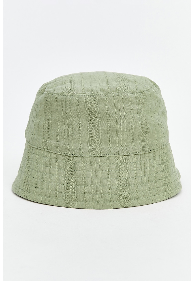Oferte la Palarie uni de bumbac cu velcro - Verde sparanghel