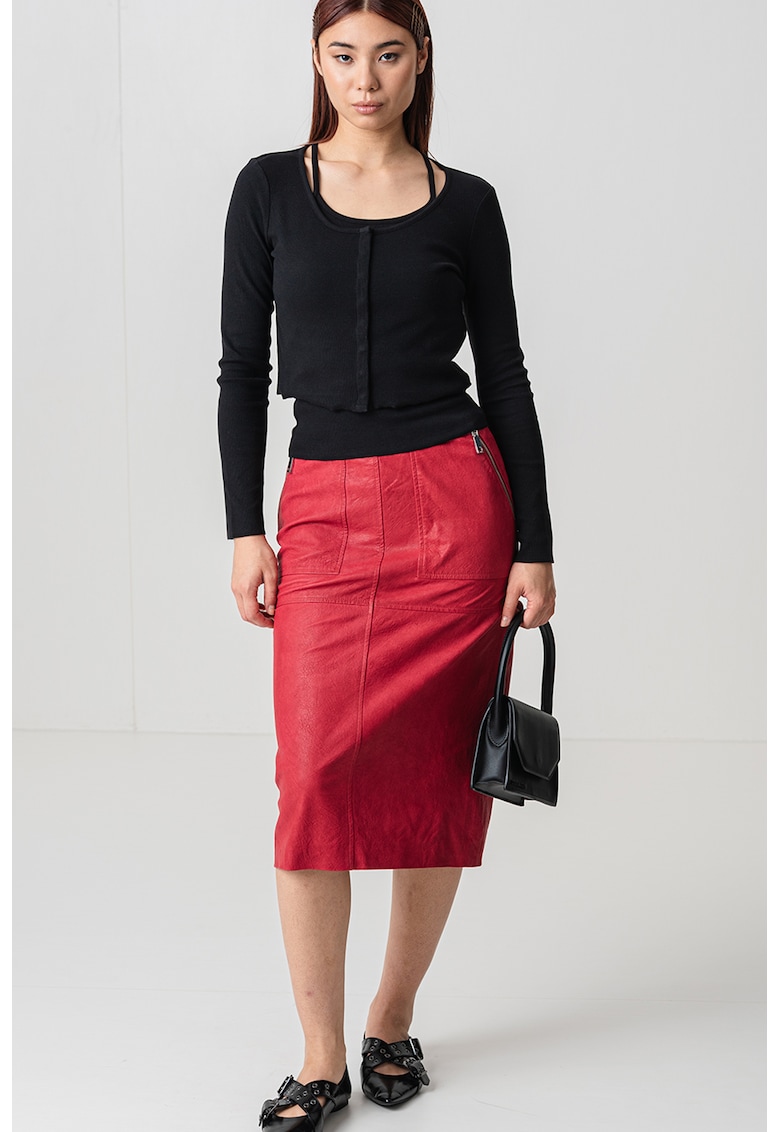 Oferte la Cardigan crop Bettina - Negru