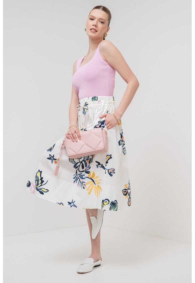 Oferte la Top crop cu decolteu patrat Nuage - Lila