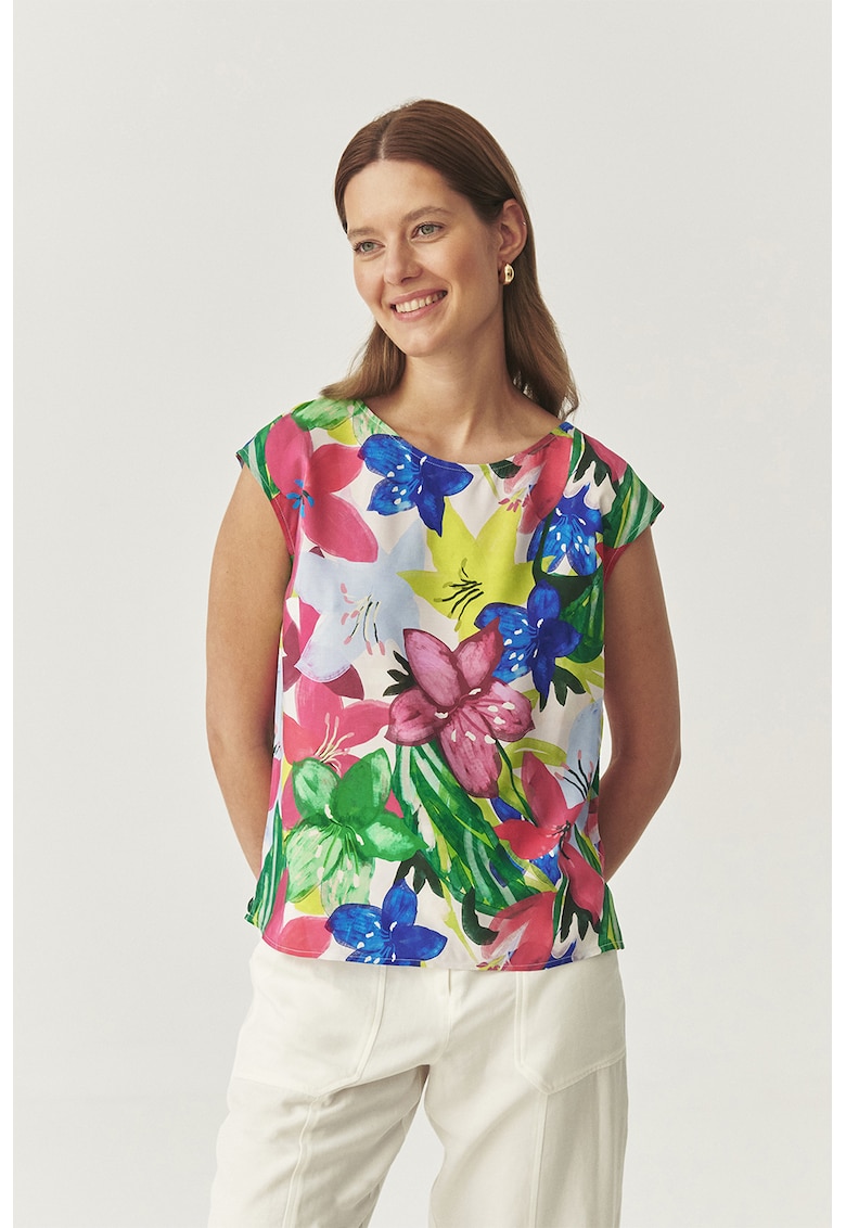 Bluza regular-fit cu imprimeu floral - Multicolor