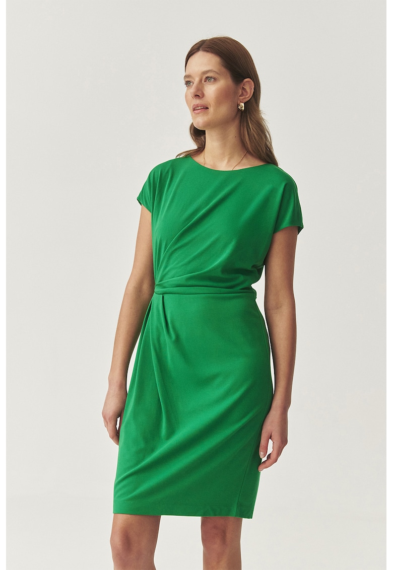 Oferte la Rochie scurta cu decolteu rotund - Verde