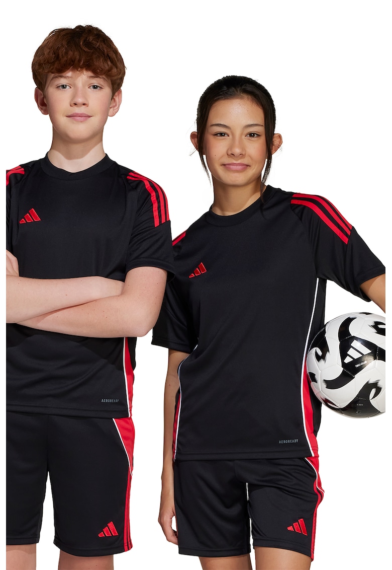 Oferte la Tricou pentru fotbal TIRO24 - Negru/Coral/Alb optic