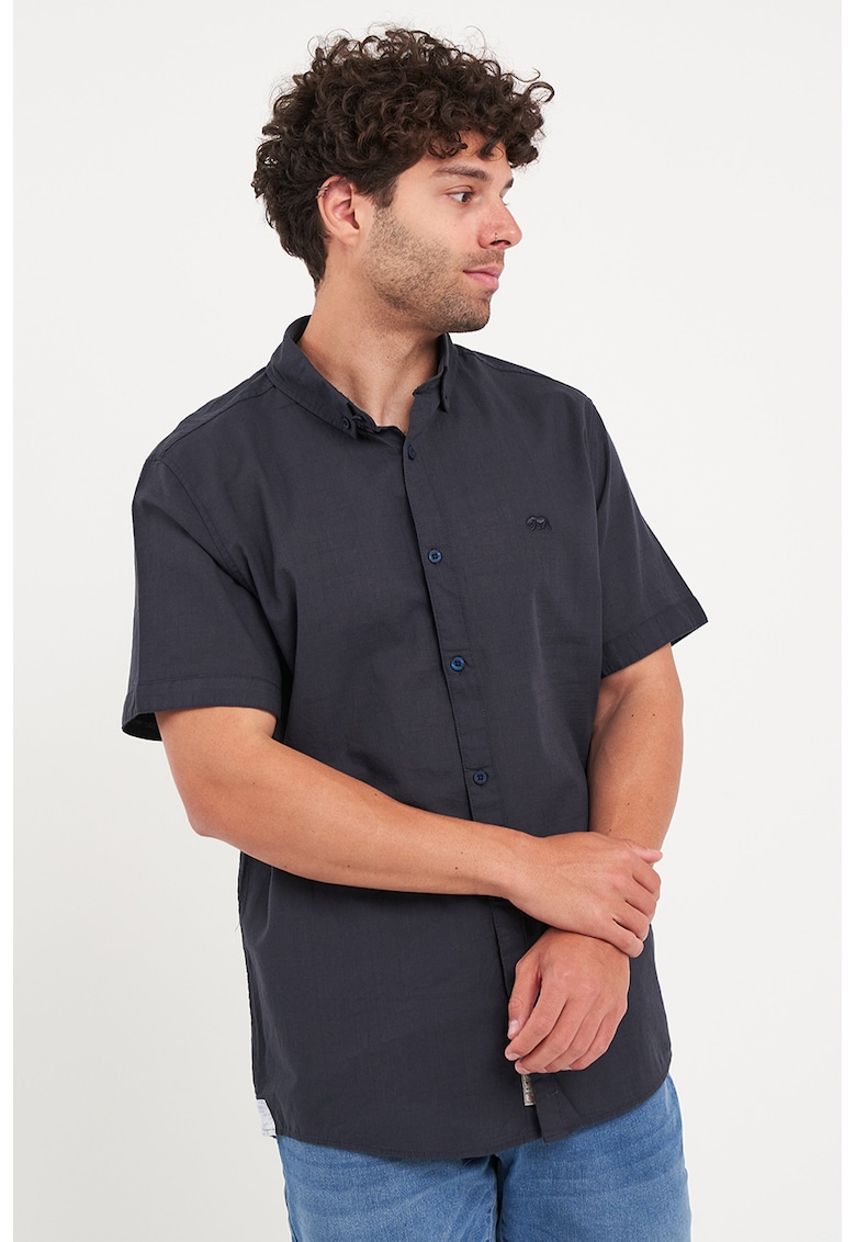 Oferte la Camasa relaxed-fit cu maneci scurte - Albastru ultramarin