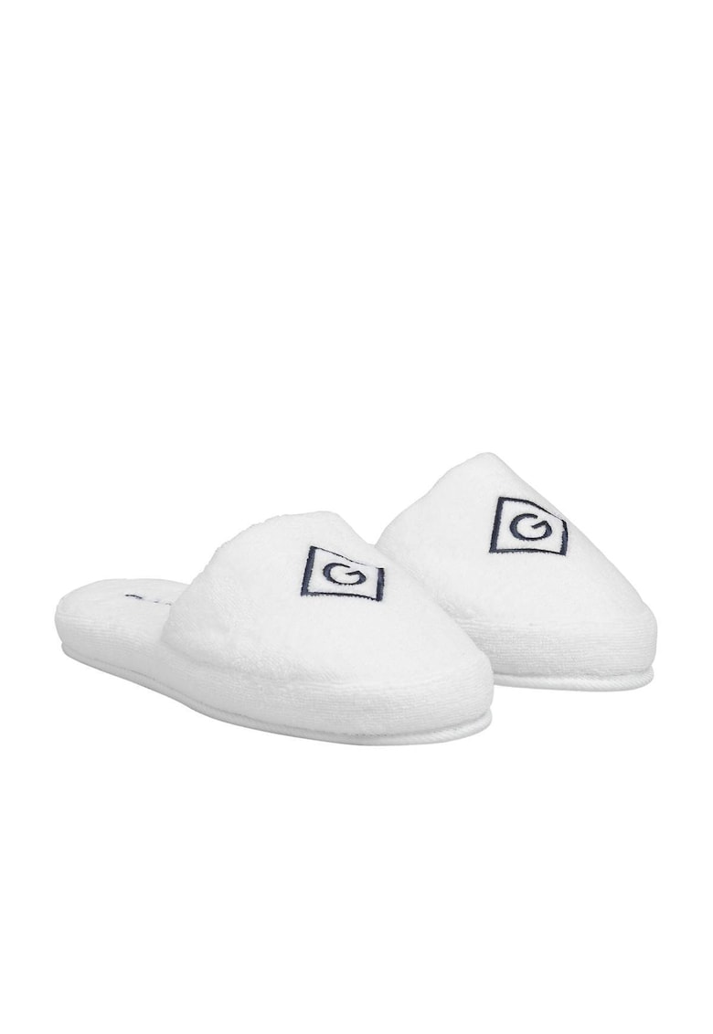 Papuci de casa din bumbac Icon G - Alb
