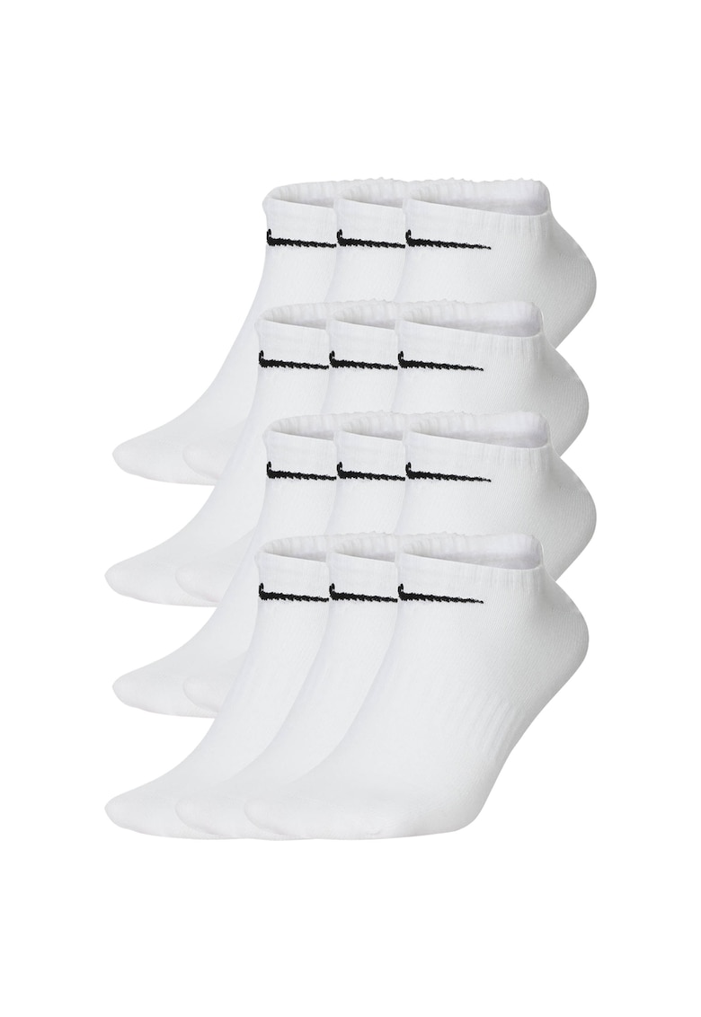 Set de sosete unisex pana la glezna Everyday - 12 perechi - Alb