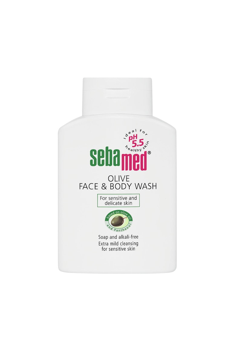 Lichid dermatologic de curatare cu ulei de masline  pentru fata si corp - 200 ml