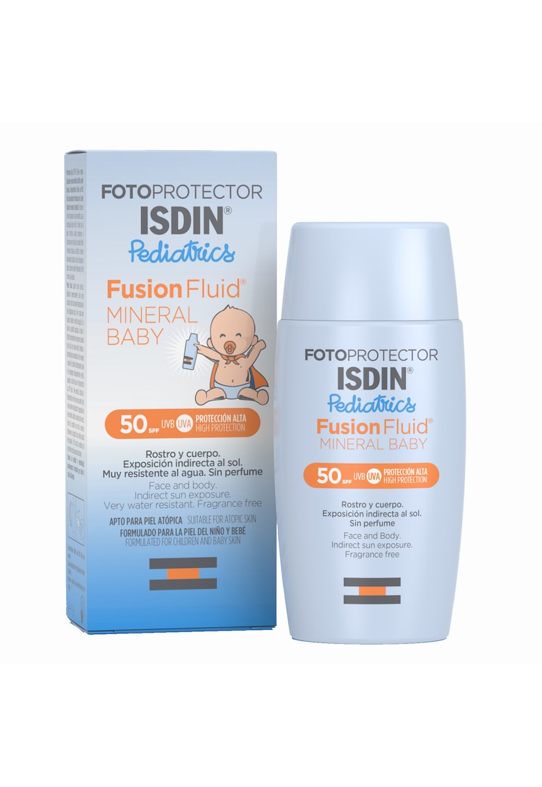 Fluid mineral pentru copii  Pediatrics - SPF 50+ - pentru protectie solara - 50 ml