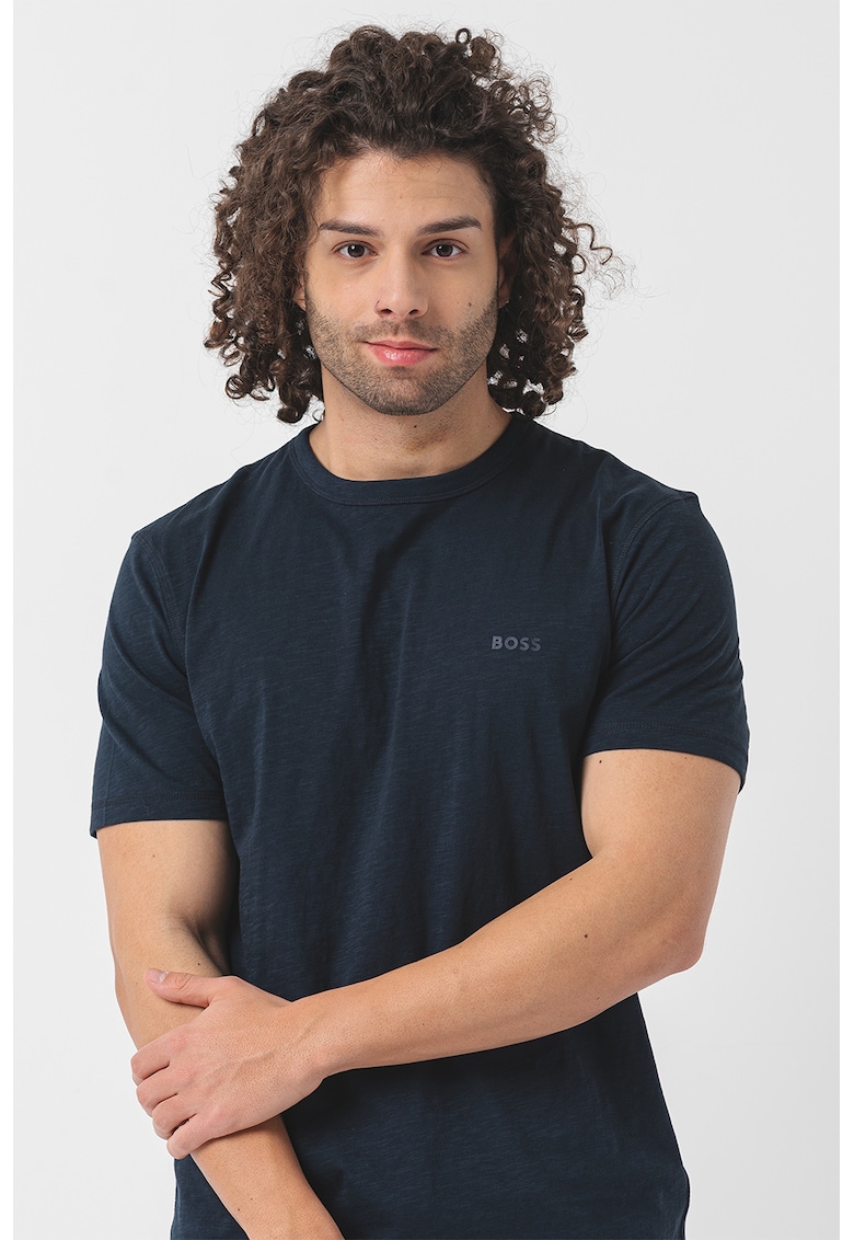 Tricou din bumbac Tegood - Albastru ultramarin