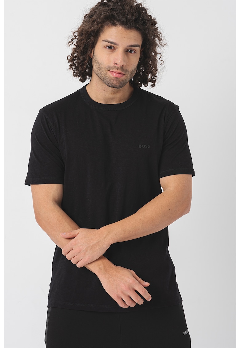 Tricou din bumbac Tegood - Negru