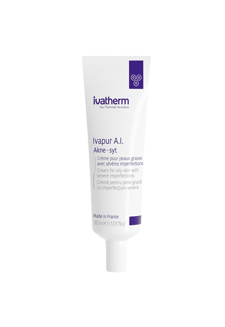 Tratament acnee si imperfectiuni Ivapur A.I. Akne-Syt -  pentru ten gras cu imperfectiuni severe - 30 ml