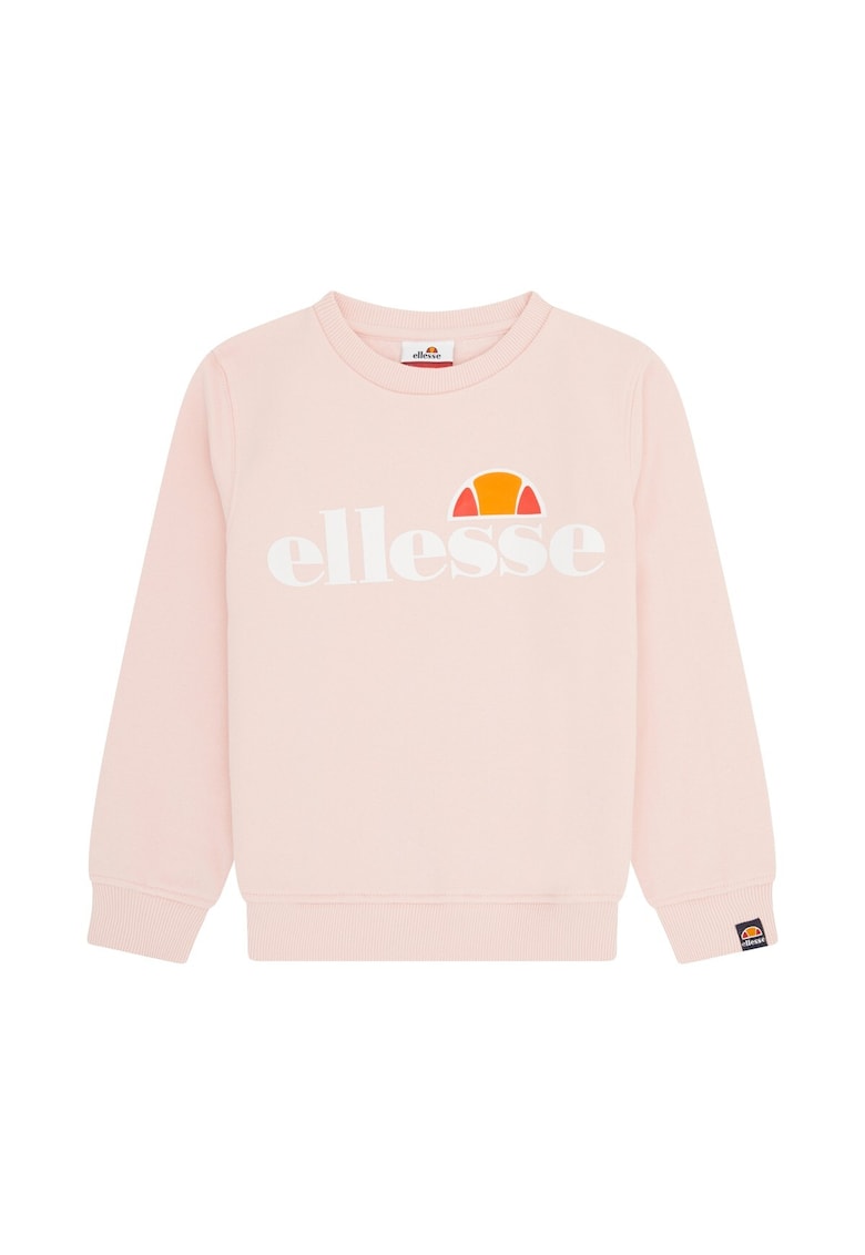 Bluza de trening cu decolteu rotund Siobhen - Roz pal