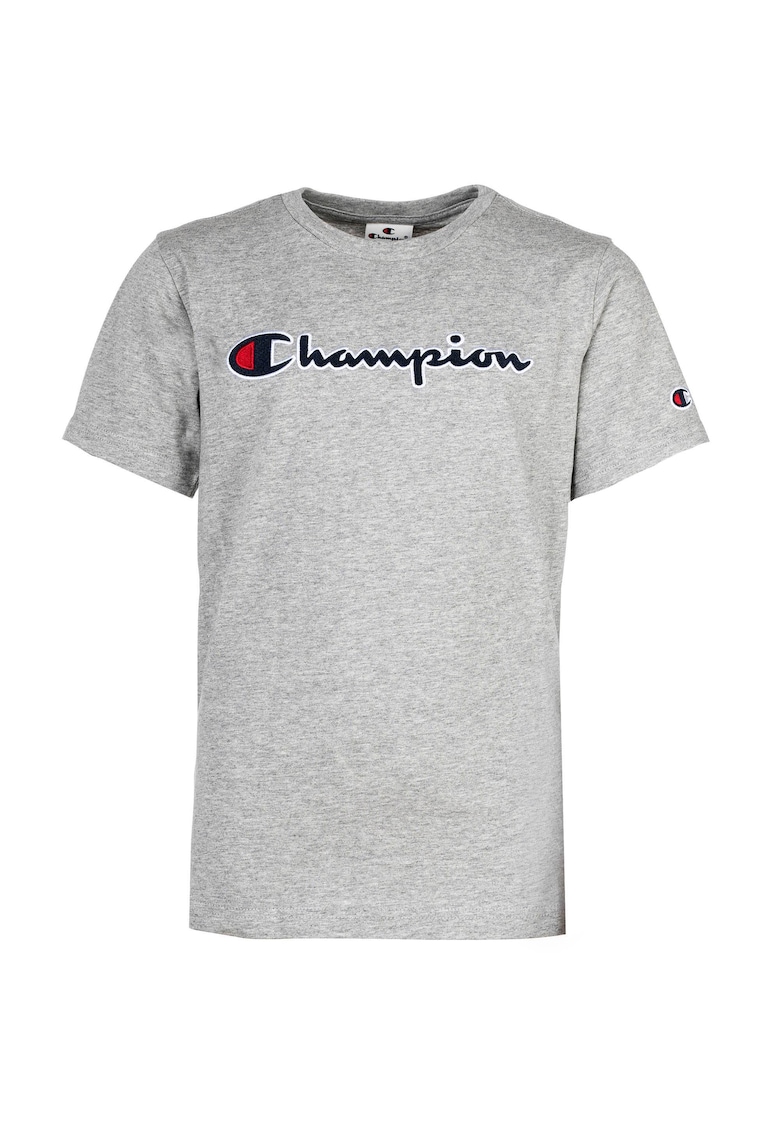 Tricou cu logo - Gri deschis