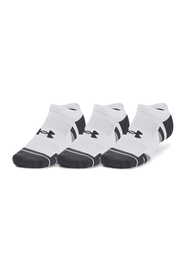 Set de sosete pana la glezna unisex pentru fitness - 3 perechi - Alb/Negru