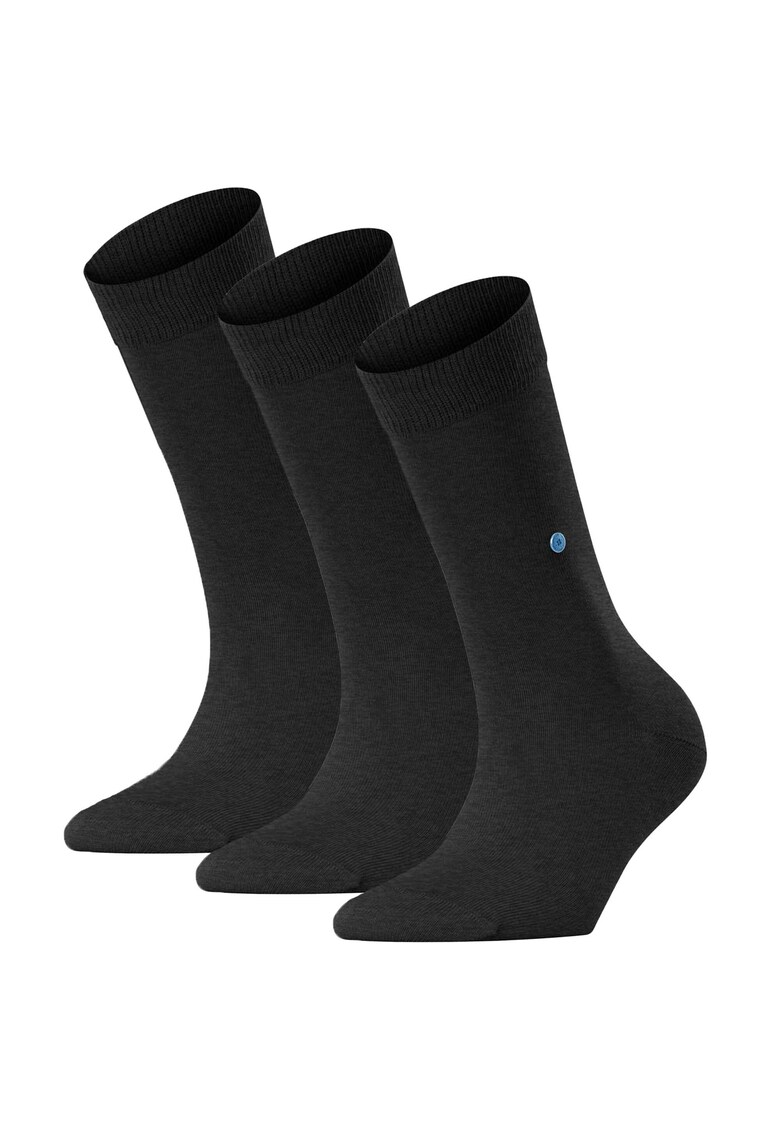 Set de sosete lungi Lady 13547 - 3 perechi - Negru/Albastru