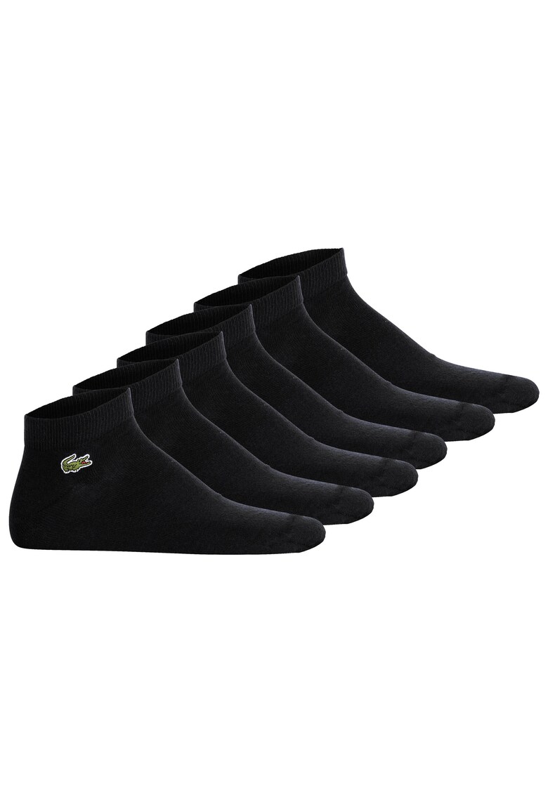 Set de sosete scurte unisex - 3 perechi - Negru