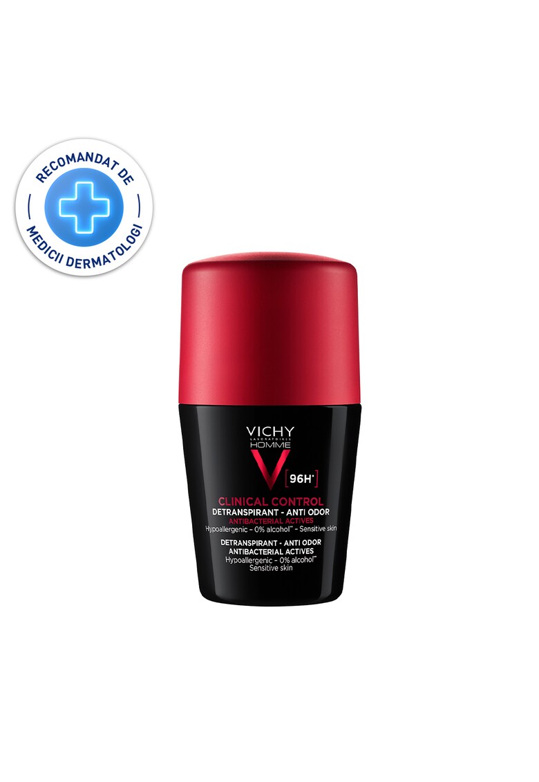 Deodorant roll-on antiperspirant pentru barbati  Homme clinical control 96H - 50 ml