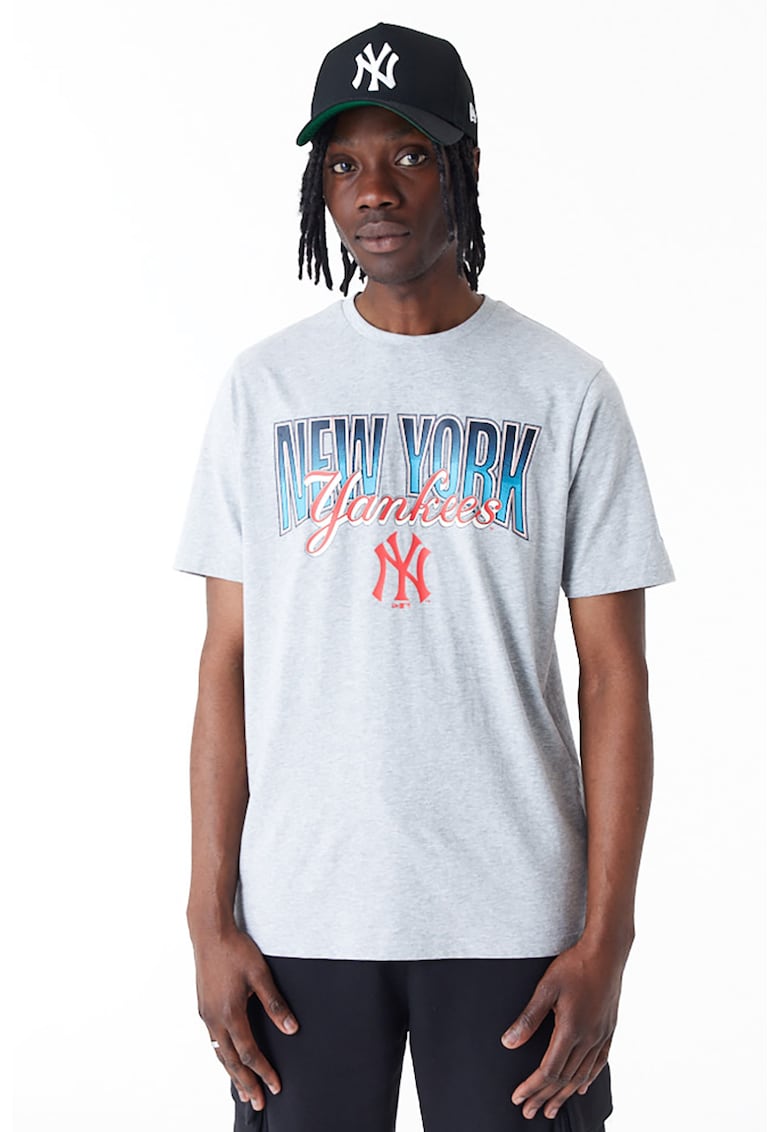 Tricou cu imprimeu New York Yankees MLB - Gri deschis