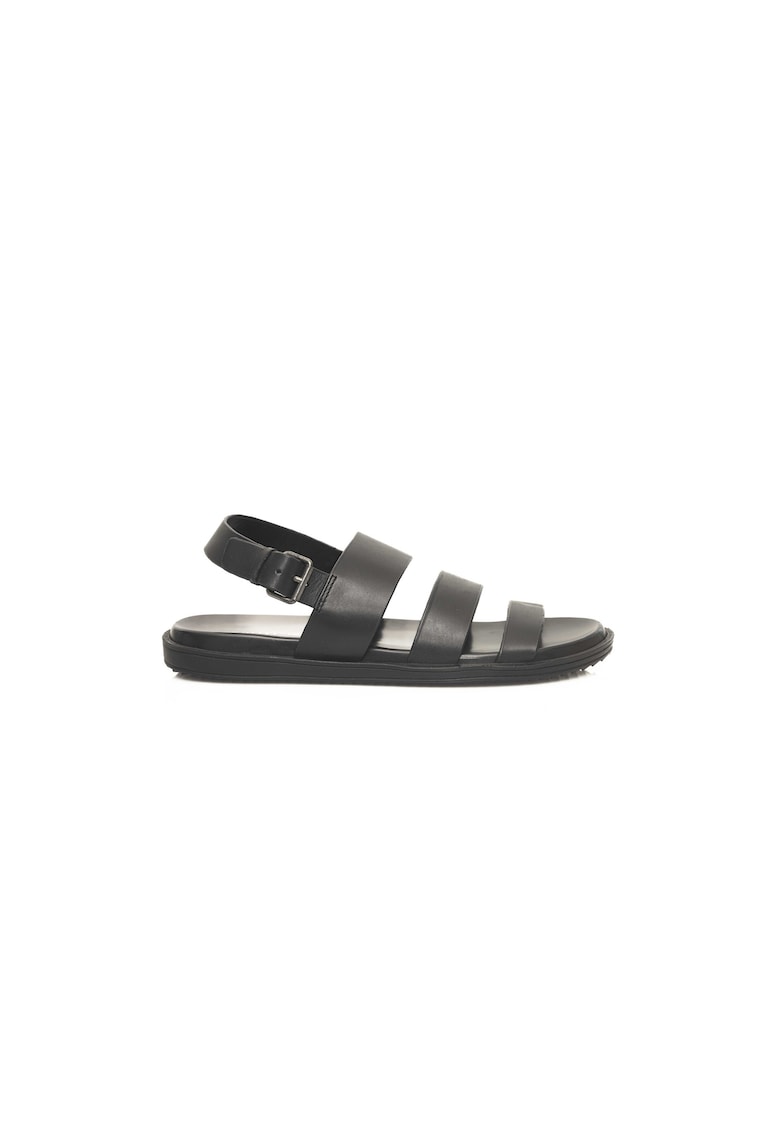 Oferte la Sandale gladiator de piele - Negru