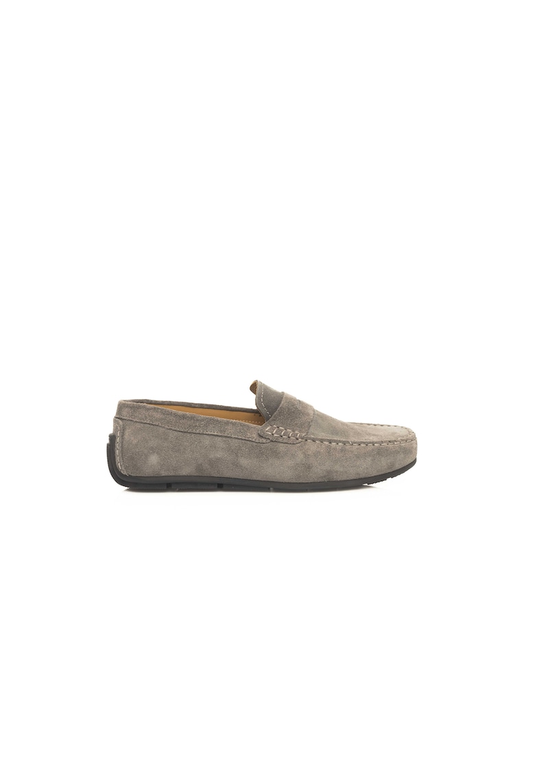 Oferte la Pantofi loafer de piele intoarsa - Gri